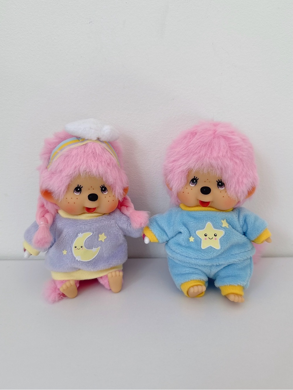 Sekiguchi Monchhichi plush doll set bag charm key chain